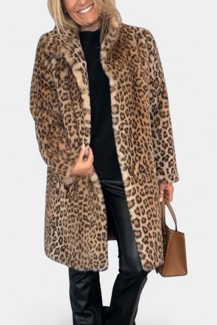 ROSA |  Leopard Winter Coat