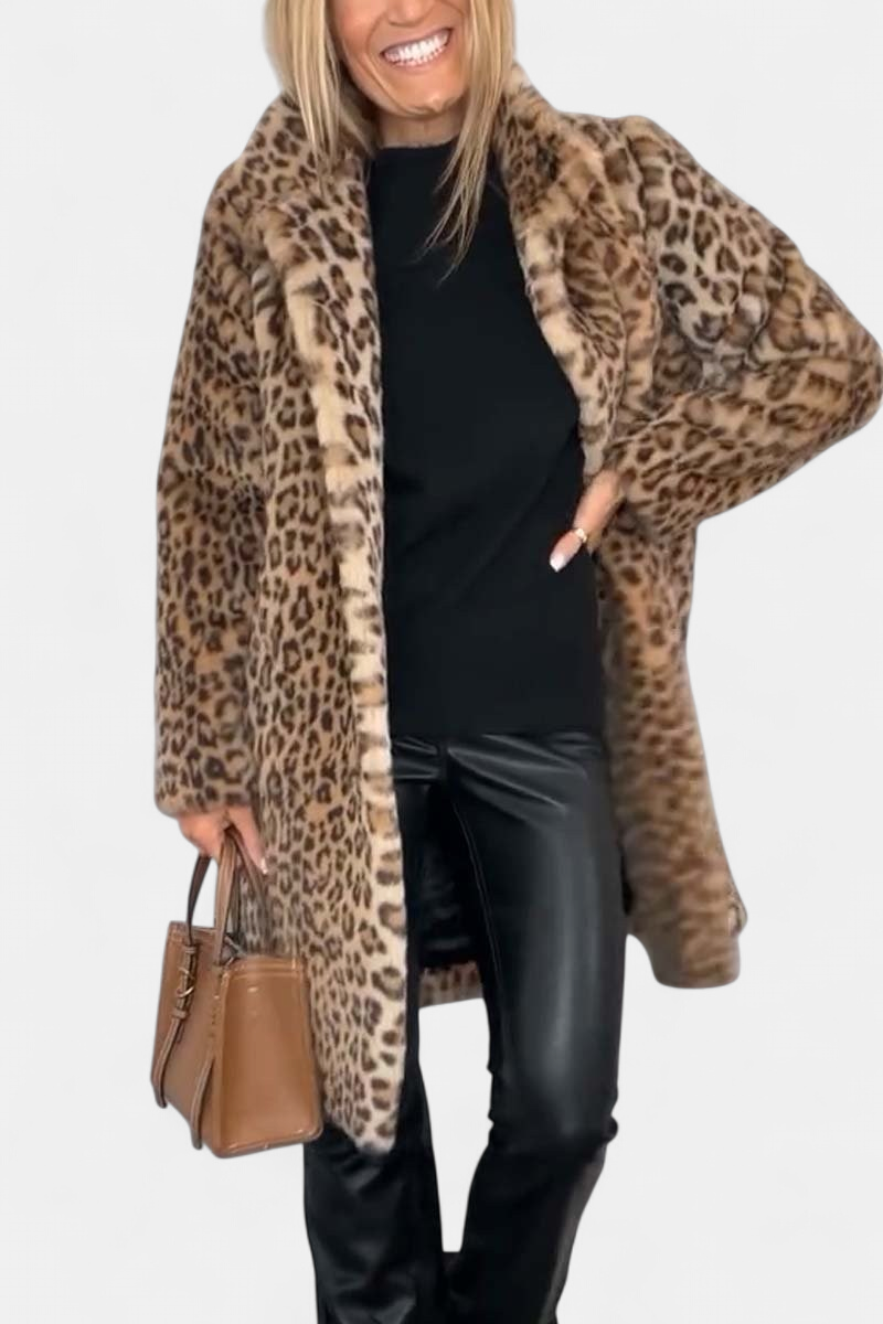 ROSA |  Leopard Winter Coat
