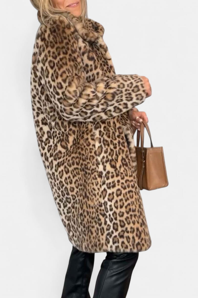 ROSA |  Leopard Winter Coat