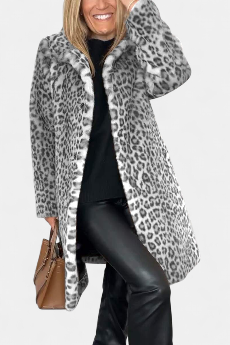 ROSA |  Leopard Winter Coat