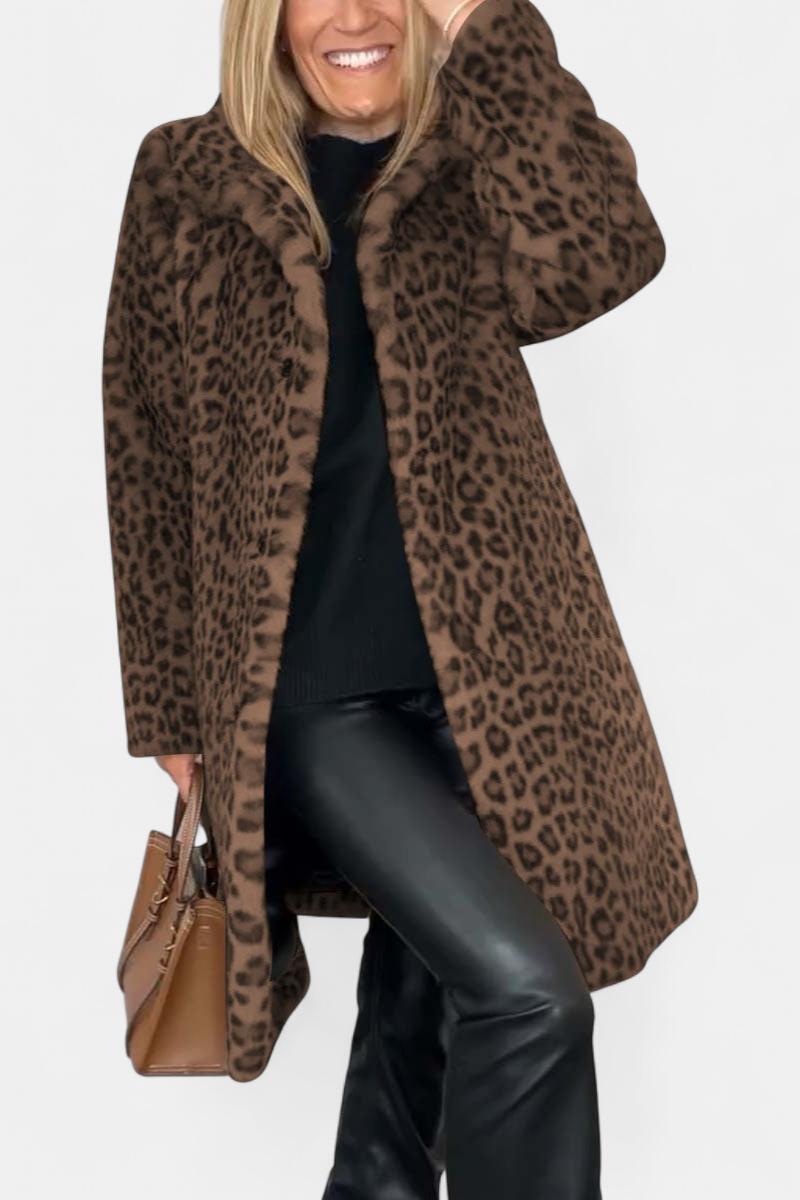 ROSA |  Leopard Winter Coat