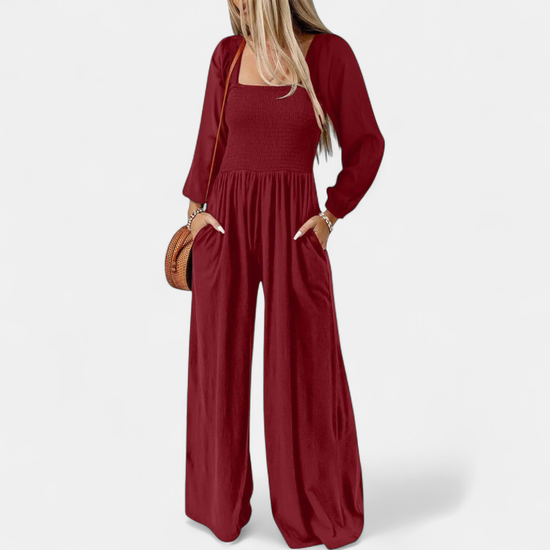 HARLOW | Relaxed Wide Leg Overall Jumpsuit