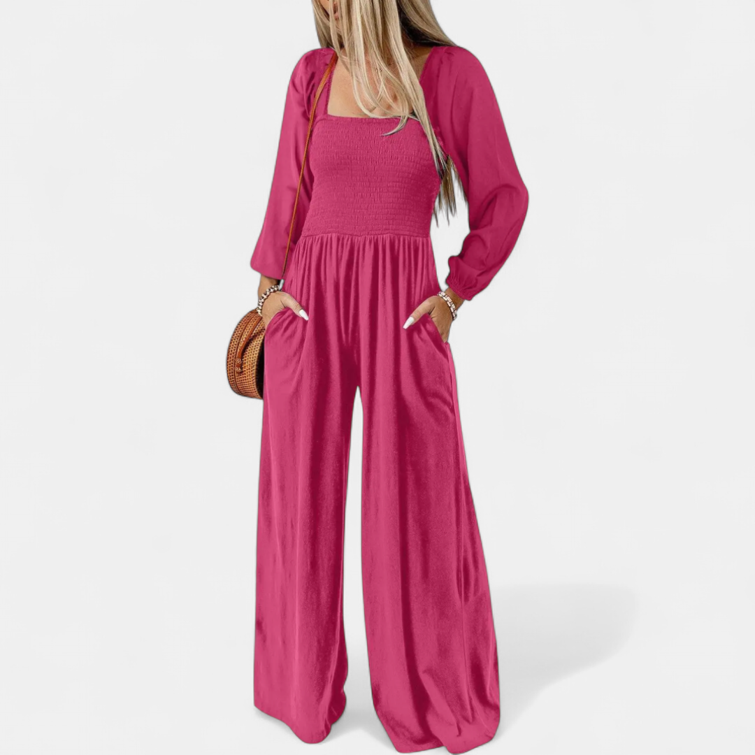 HARLOW | Relaxed Wide Leg Overall Jumpsuit