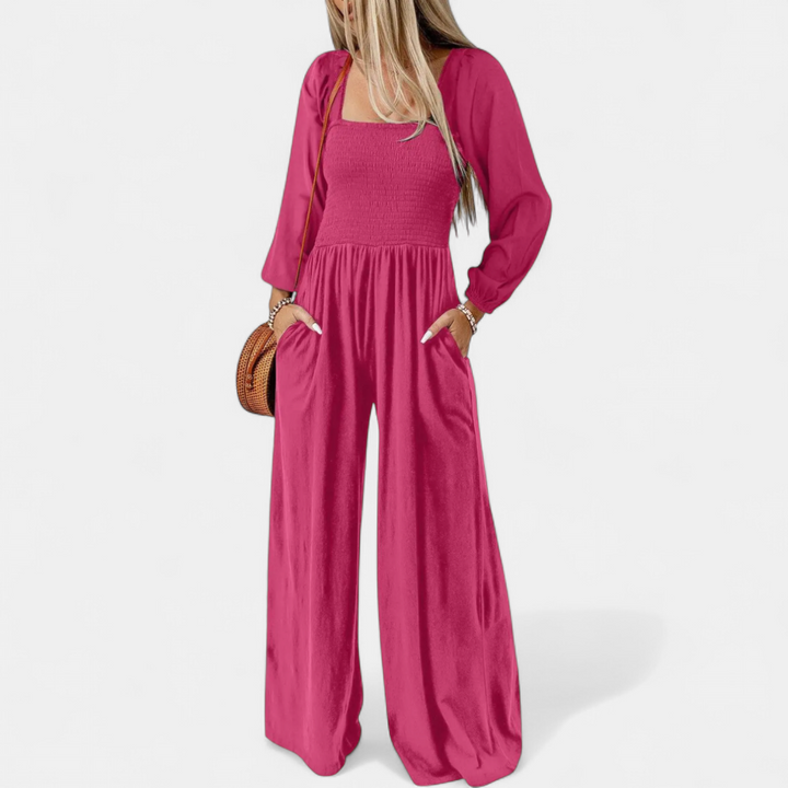 HARLOW | Relaxed Wide Leg Overall Jumpsuit