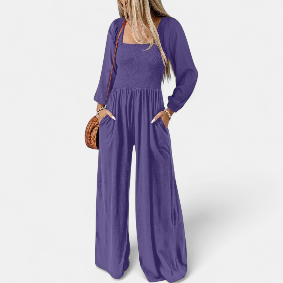 HARLOW | Relaxed Wide Leg Overall Jumpsuit