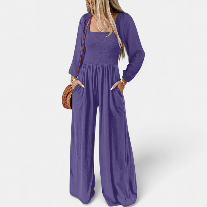 HARLOW | Relaxed Wide Leg Overall Jumpsuit