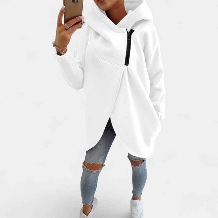 VANIA - Plus Size Half-Zip Pullover Hoodie