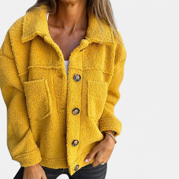 MOIRA - Relaxed Fit Fleece Jacket