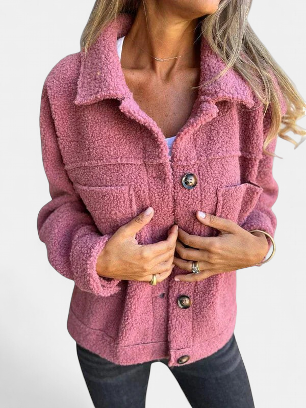 MOIRA - Relaxed Fit Fleece Jacket