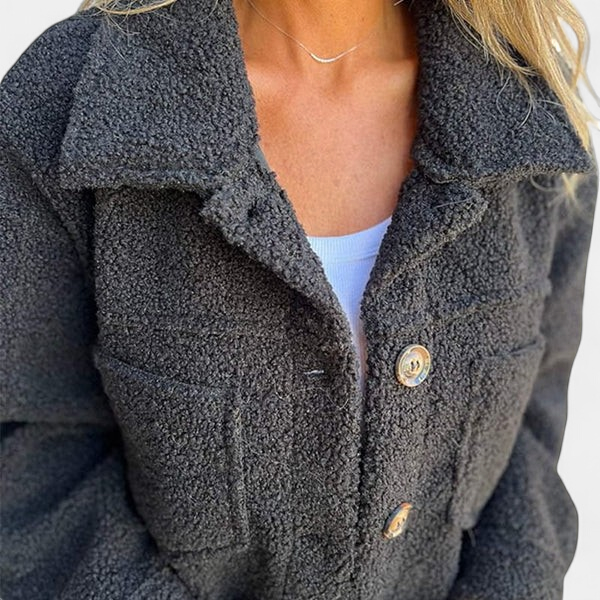 MOIRA - Relaxed Fit Fleece Jacket